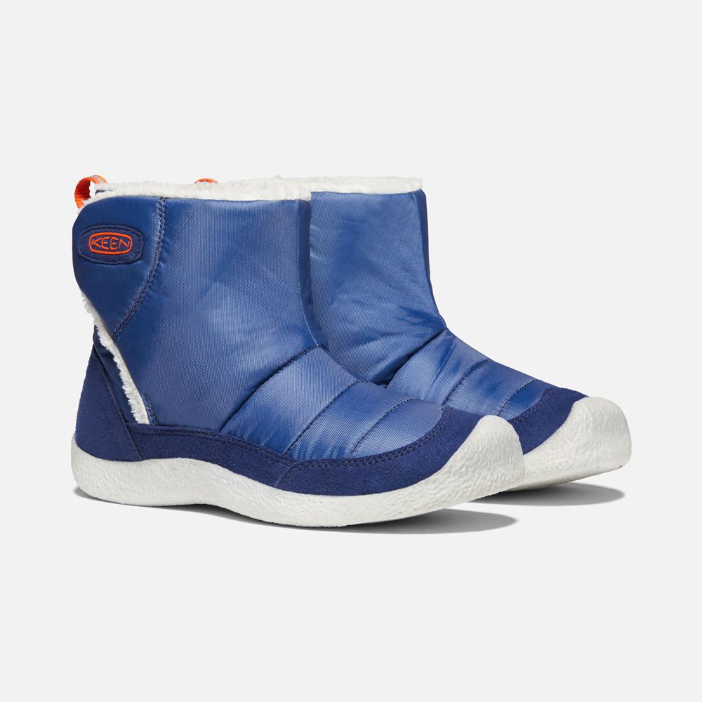 Bottes À Enfiler Keen Enfant Bleu | Howser Ii Boots | TIXSK-4327